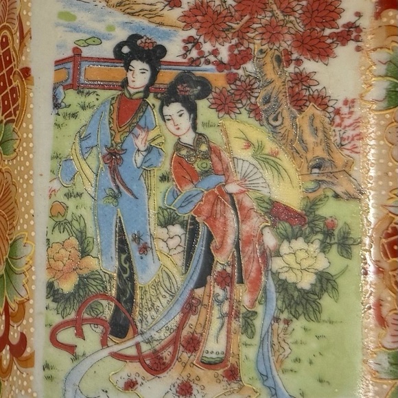 Oriental Ashtray Vintage with gold trim - Picture 5 of 5